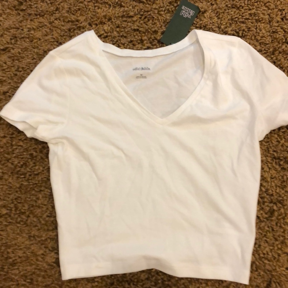 Not worn brand new plain white top